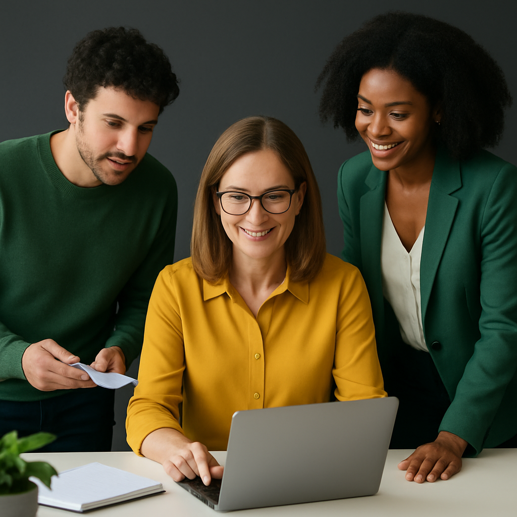 Team Luminara al lavoro