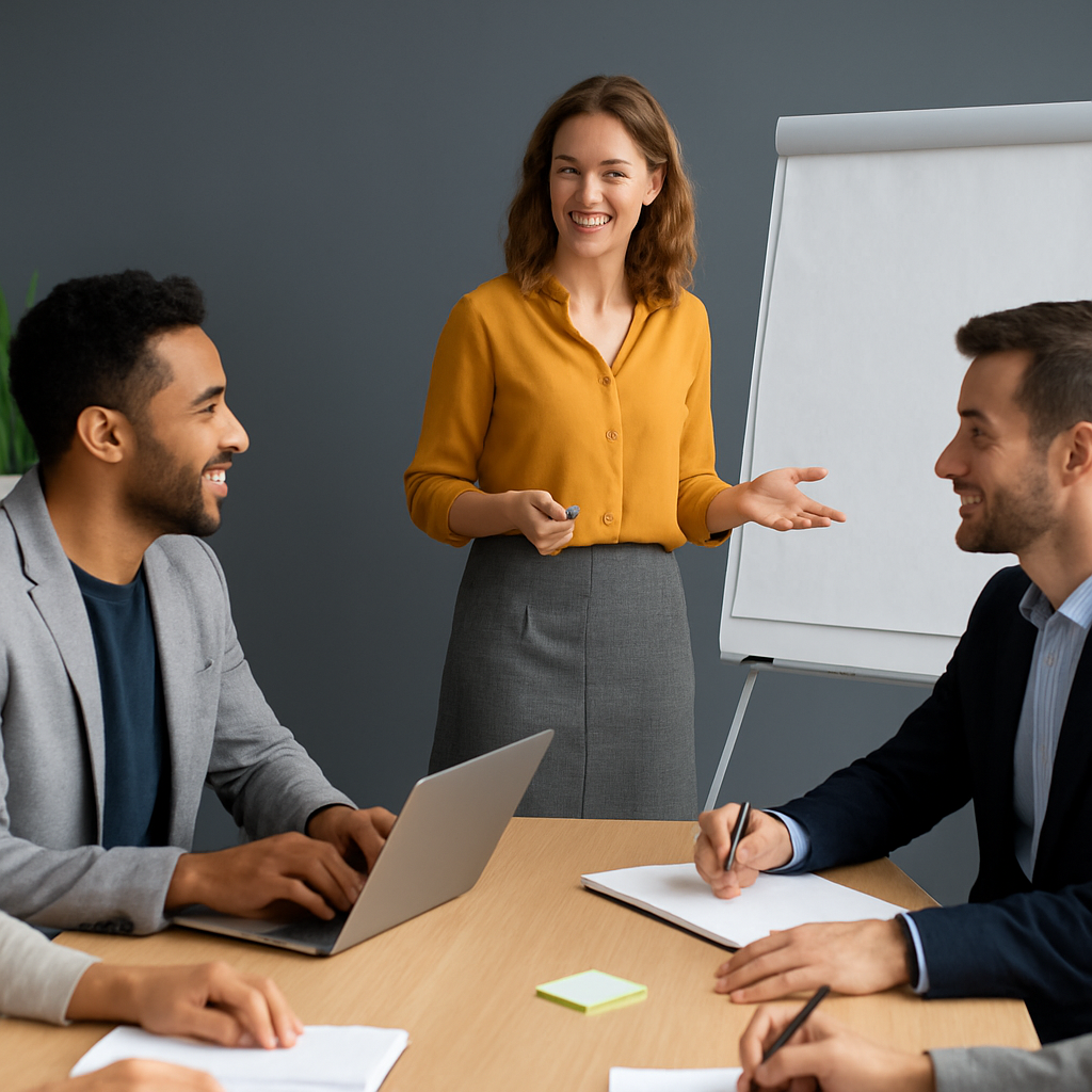 Team aziendale durante workshop formativo