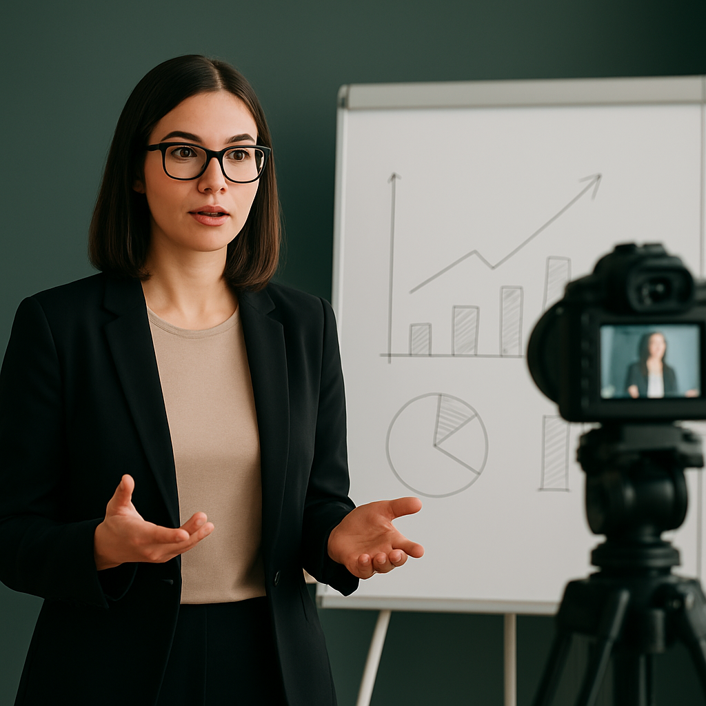 Esercitazioni di public speaking con registrazione video